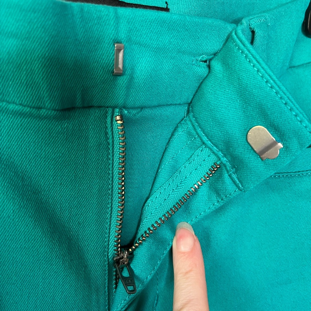 Liverpool Turquoise Kick Flare Crop Jeans, 14 - Picture 7 of 10
